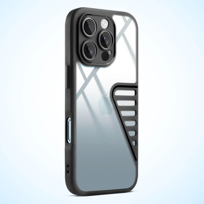 Heat Dissipation Holes Drop-Proof Back Cover for Apple iPhone 16 Pro - Image 4