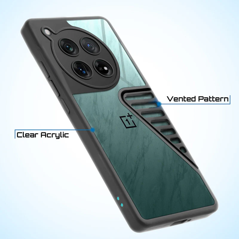 Heat Dissipation Holes Drop-Proof Back Cover for OnePlus 12 5G - Image 3