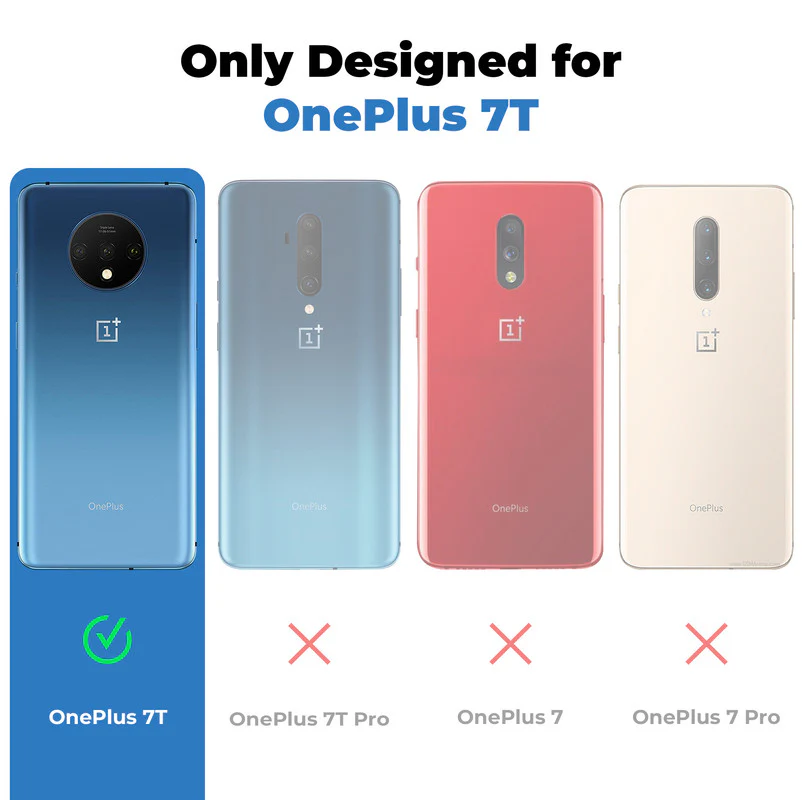 Heat Dissipation Holes Drop-Proof Back Cover for OnePlus 7T - Image 2