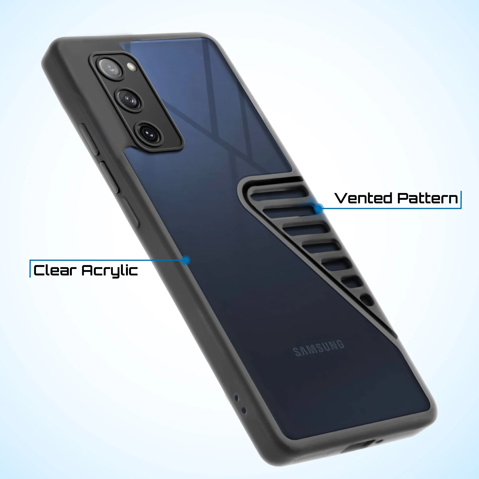 Heat Dissipation Holes Drop-Proof Back Cover for Samsung S20 FE 5G - Image 3