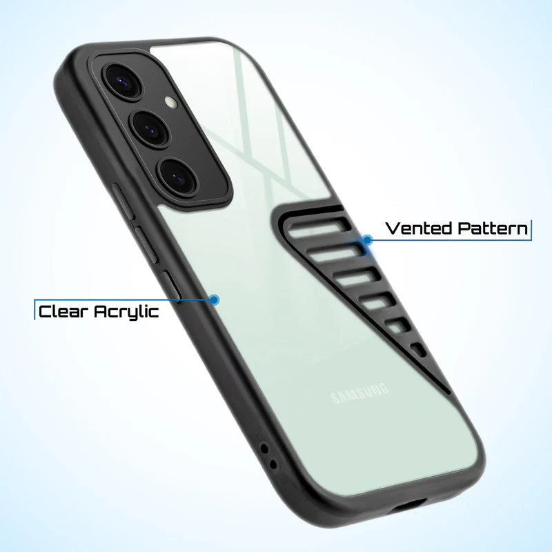 Heat Dissipation Holes Drop-Proof Back Cover for Samsung S23 FE 5G - Image 3
