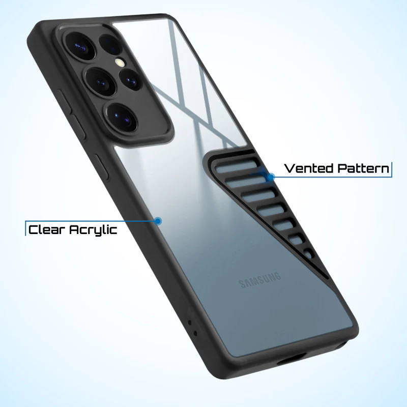 Heat Dissipation Holes Drop-Proof Back Cover for Samsung S24 Ultra 5G - Image 3