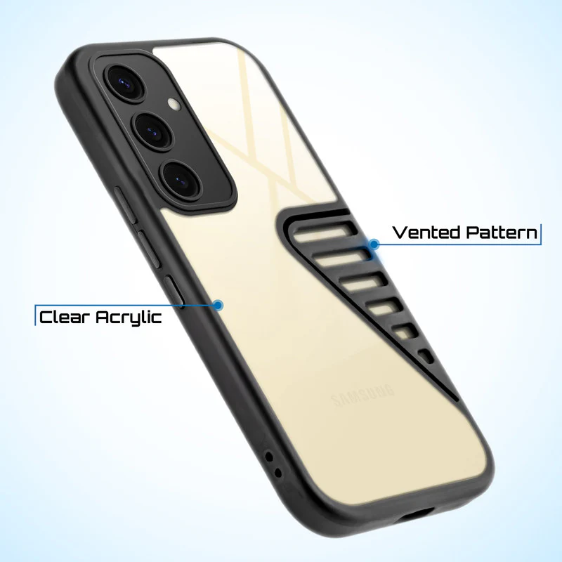 Heat Dissipation Holes Drop-Proof Back Cover for Samsung S25 5G - Image 3