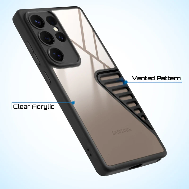 Heat Dissipation Holes Drop-Proof Back Cover for Samsung S25 Ultra 5G - Image 3