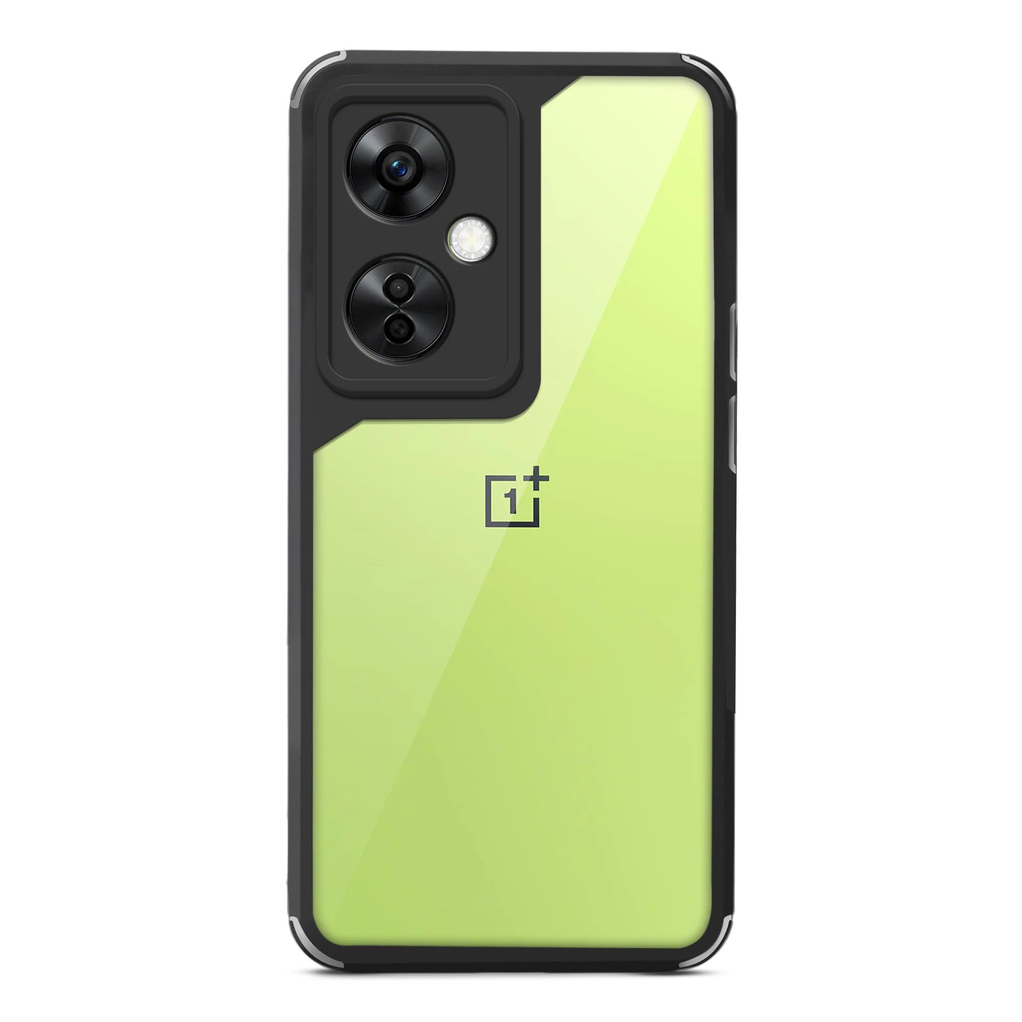 Silicone Frame Transparent Hard Back Cover for OnePlus Nord CE 3 Lite 5G - Image 4
