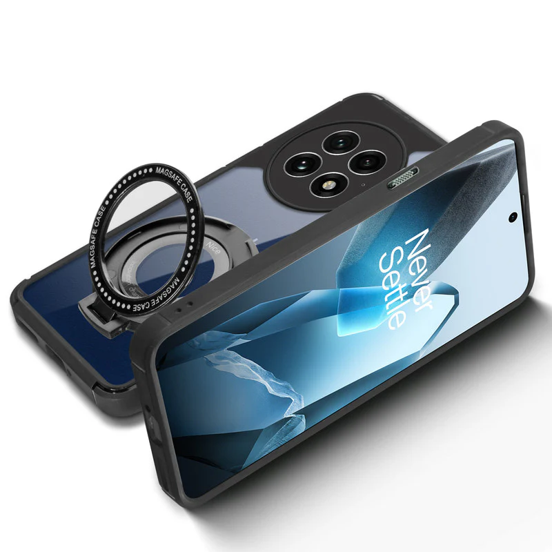 Silicone Grip Clear Case Ring Holder Kickstand For OnePlus 13 5G - Image 6