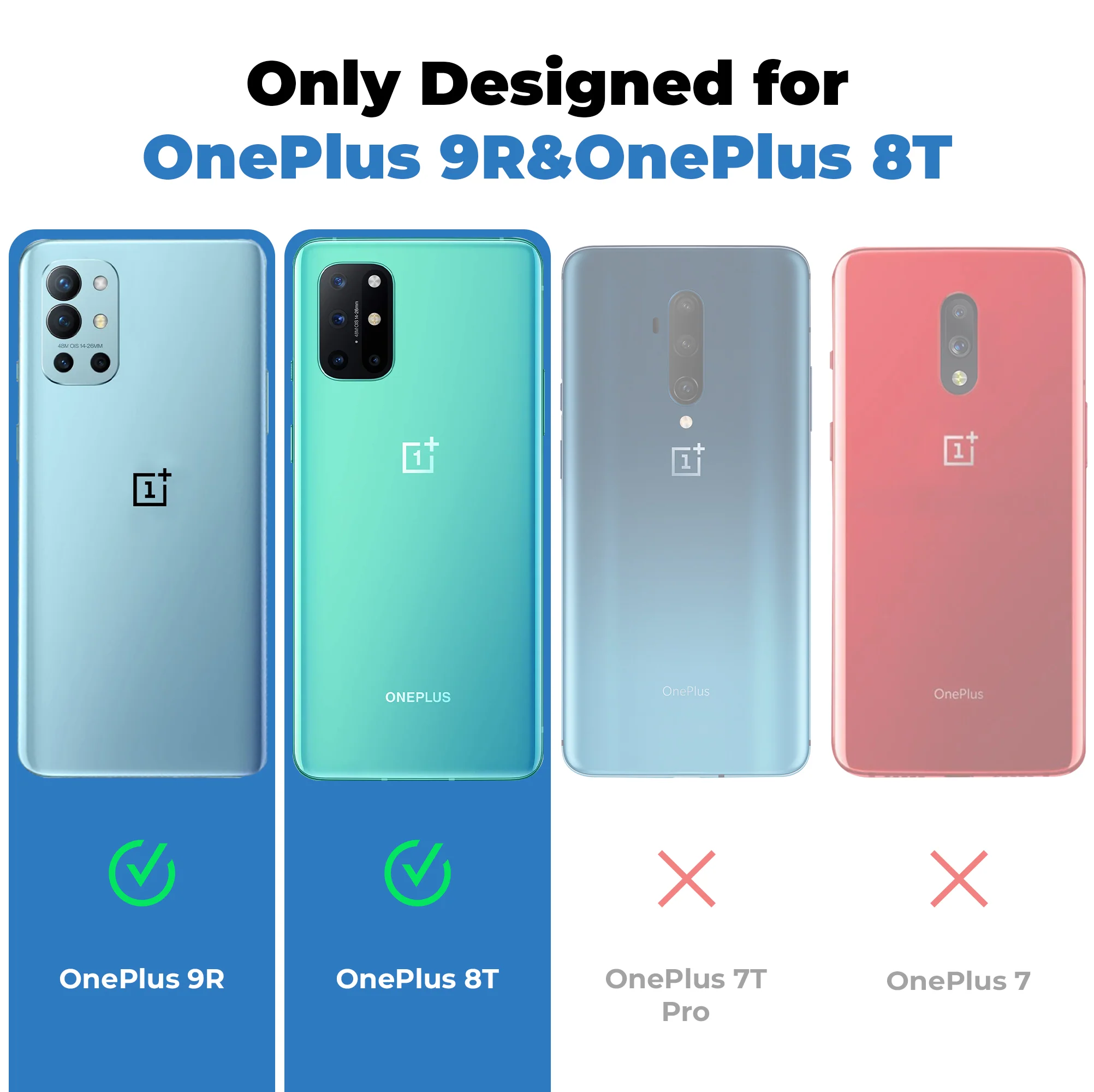 Ultra-Thin Frosted Hard Case for OnePlus 9R - Image 2