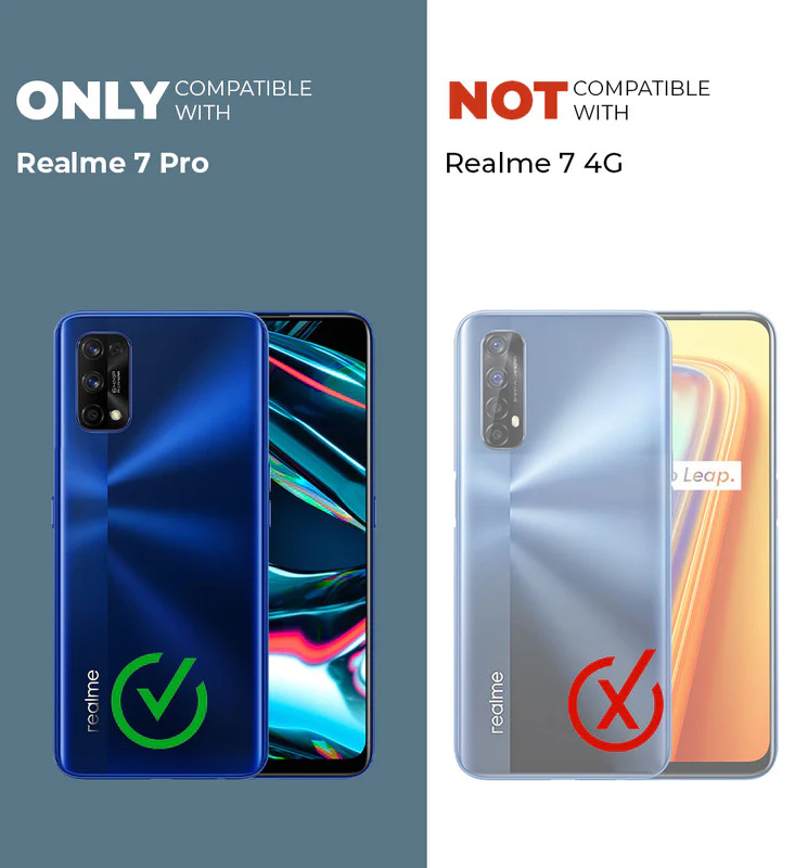Silicone Grip Clear Case Ring Holder Kickstand For Realme 7 Pro - Image 2