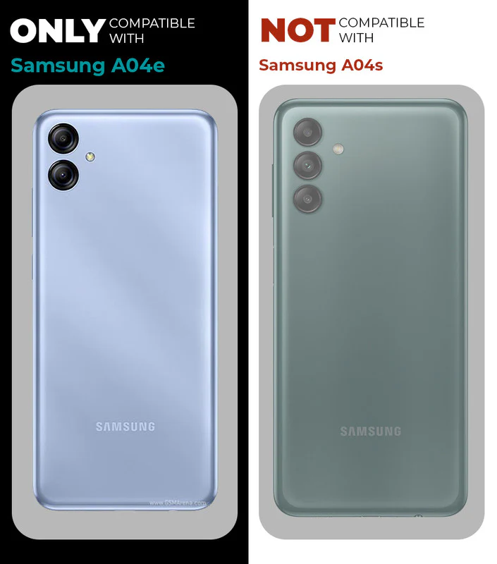 Silicone Grip Clear Case Ring Holder Kickstand For Samsung A04e - Image 2