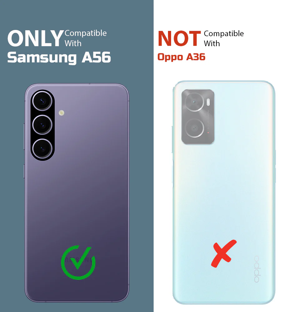 Silicone Grip Clear Case Ring Holder Kickstand For Samsung A56 5G - Image 2