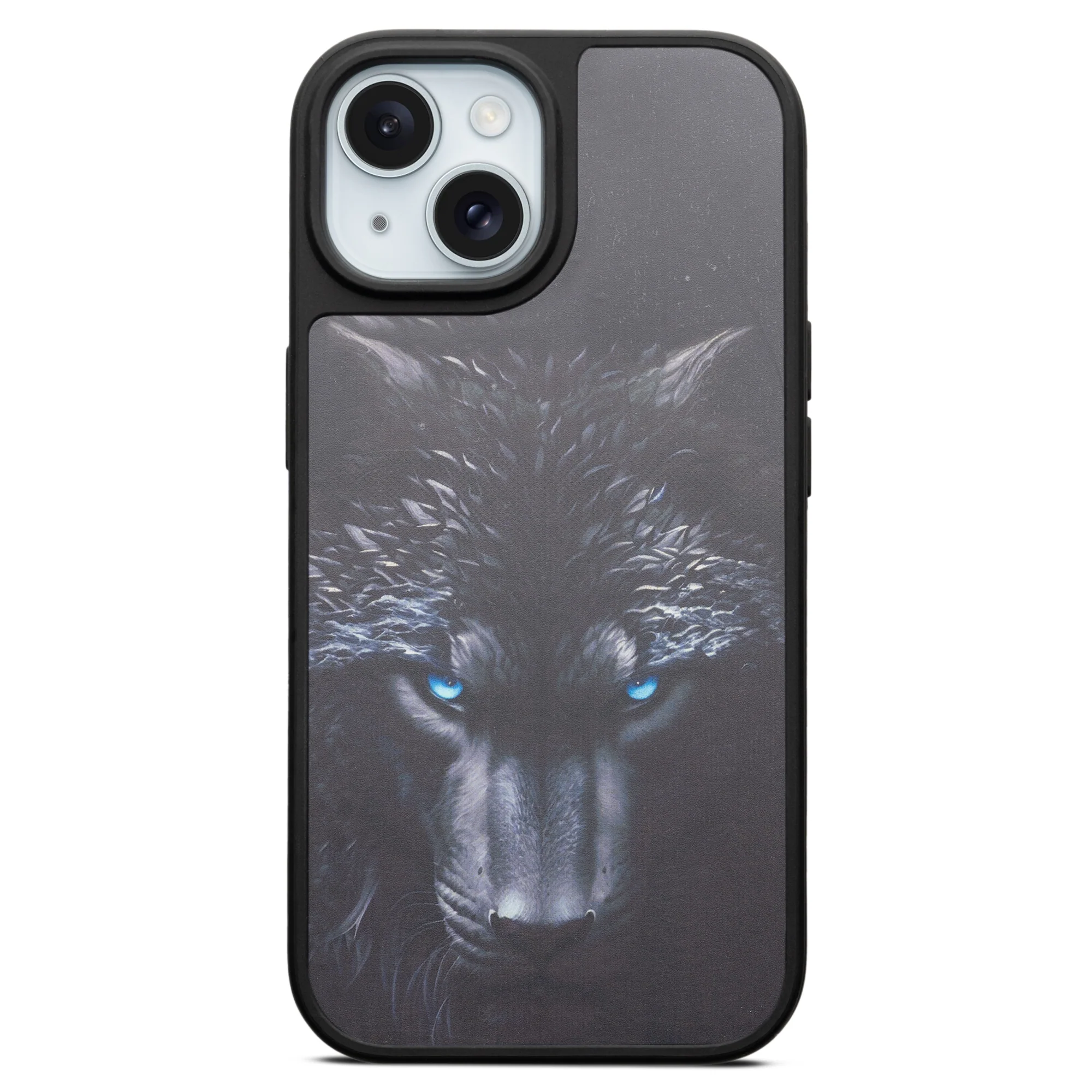 Silicone Textured Frame Printed Hard Back Case For Apple iPhone 13 With Raised Camera Bumper - Image 11
