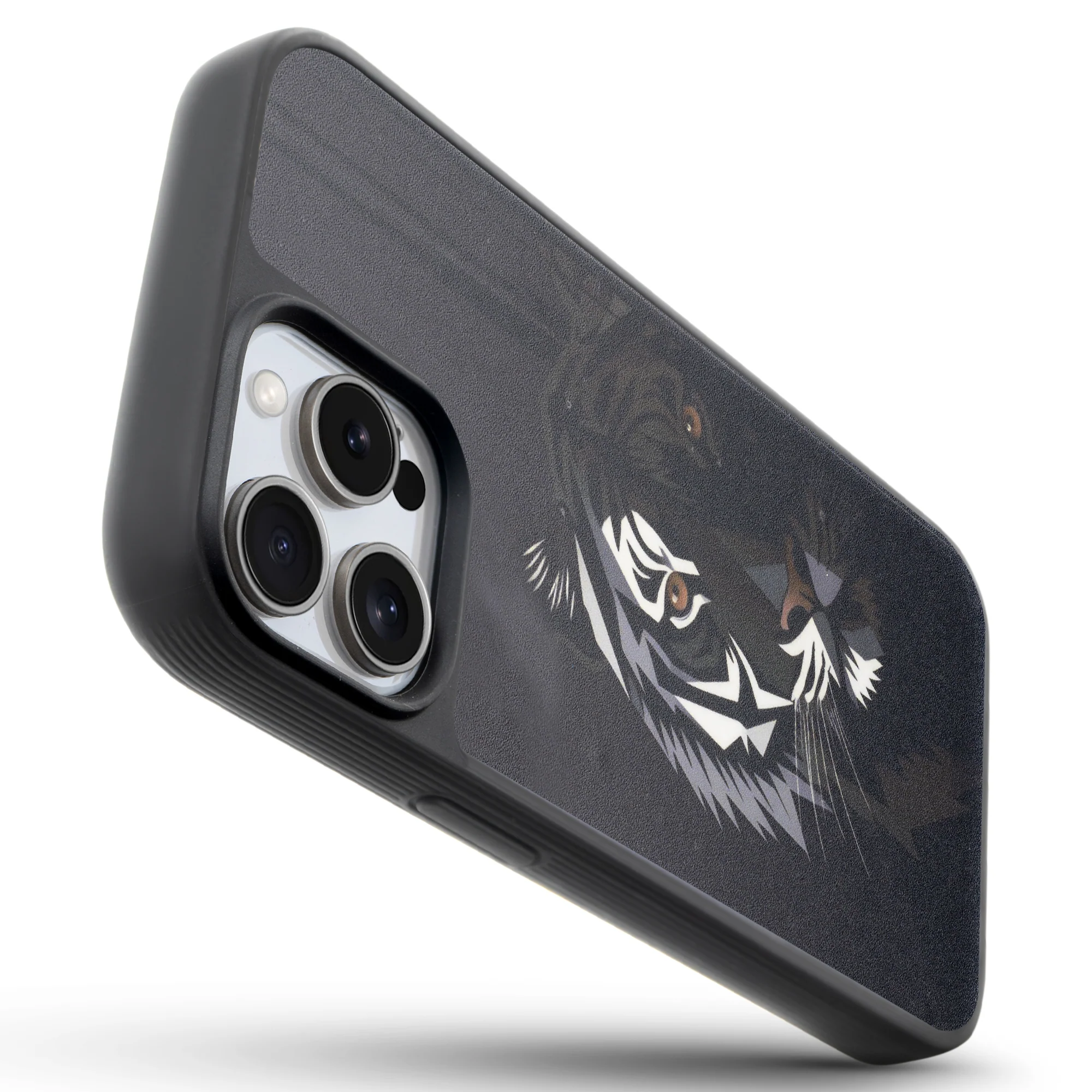 Silicone Textured Frame Printed Hard Back Case For Apple iPhone 14 Pro With Raised Camera Bumper - Image 27