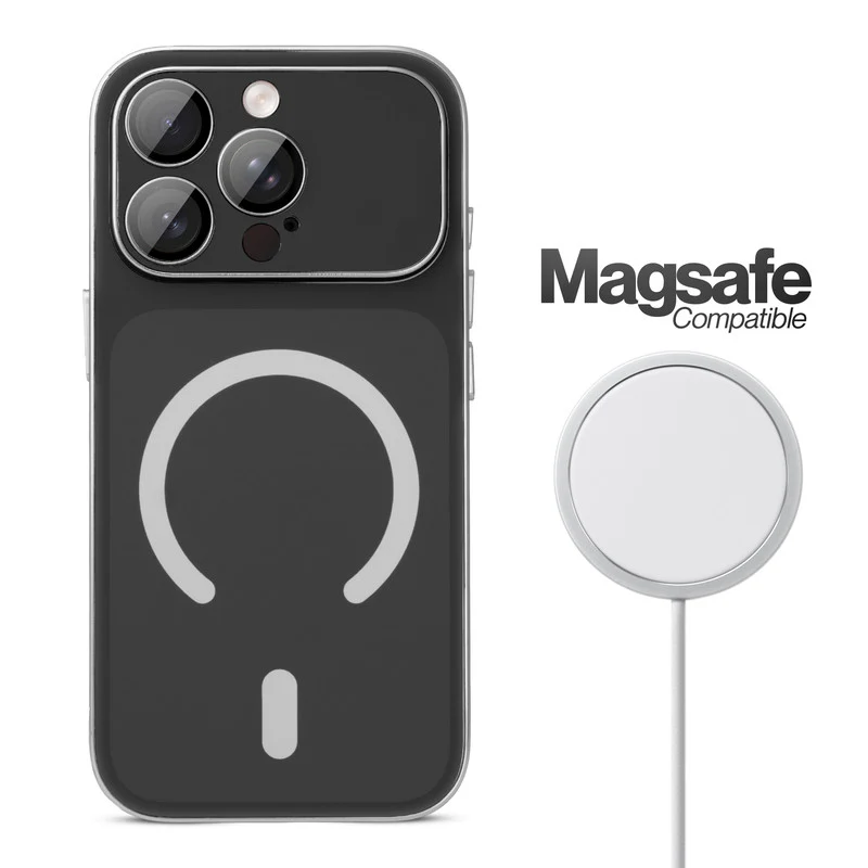 Matte Shine Silver Line Wireless Charging Support Back Cover Case For  Apple iPhone 16 Pro - Image 11