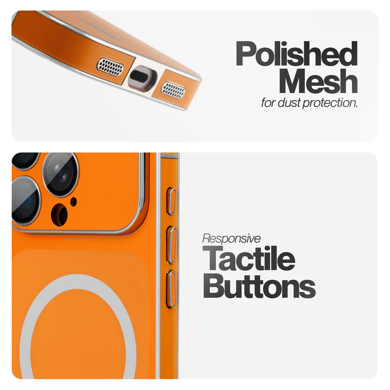 Matte Shine Silver Line Wireless Charging Support Back Cover Case For  Apple iPhone 16 Pro - Image 17