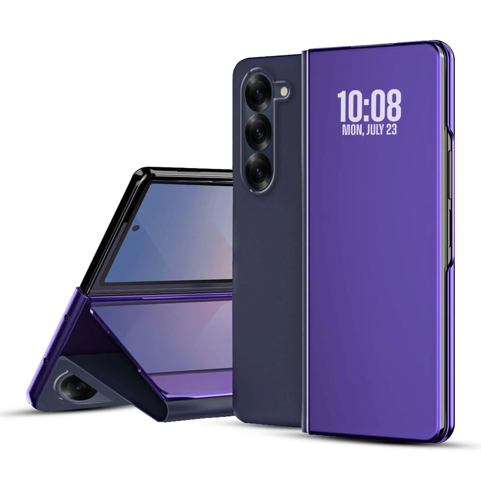 Sleek Flip Case for Samsung Z Fold 6 , Touch Mirror Cover with Auto Wake/Sleep (Not S View Compatible) - Image 20