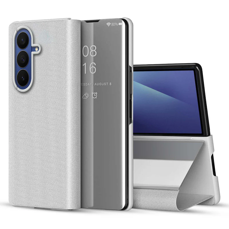 Sleek Flip Case for Samsung Z Fold 7, Touch Mirror Cover with Auto Wake/Sleep (Not S View Compatible) - Image 11