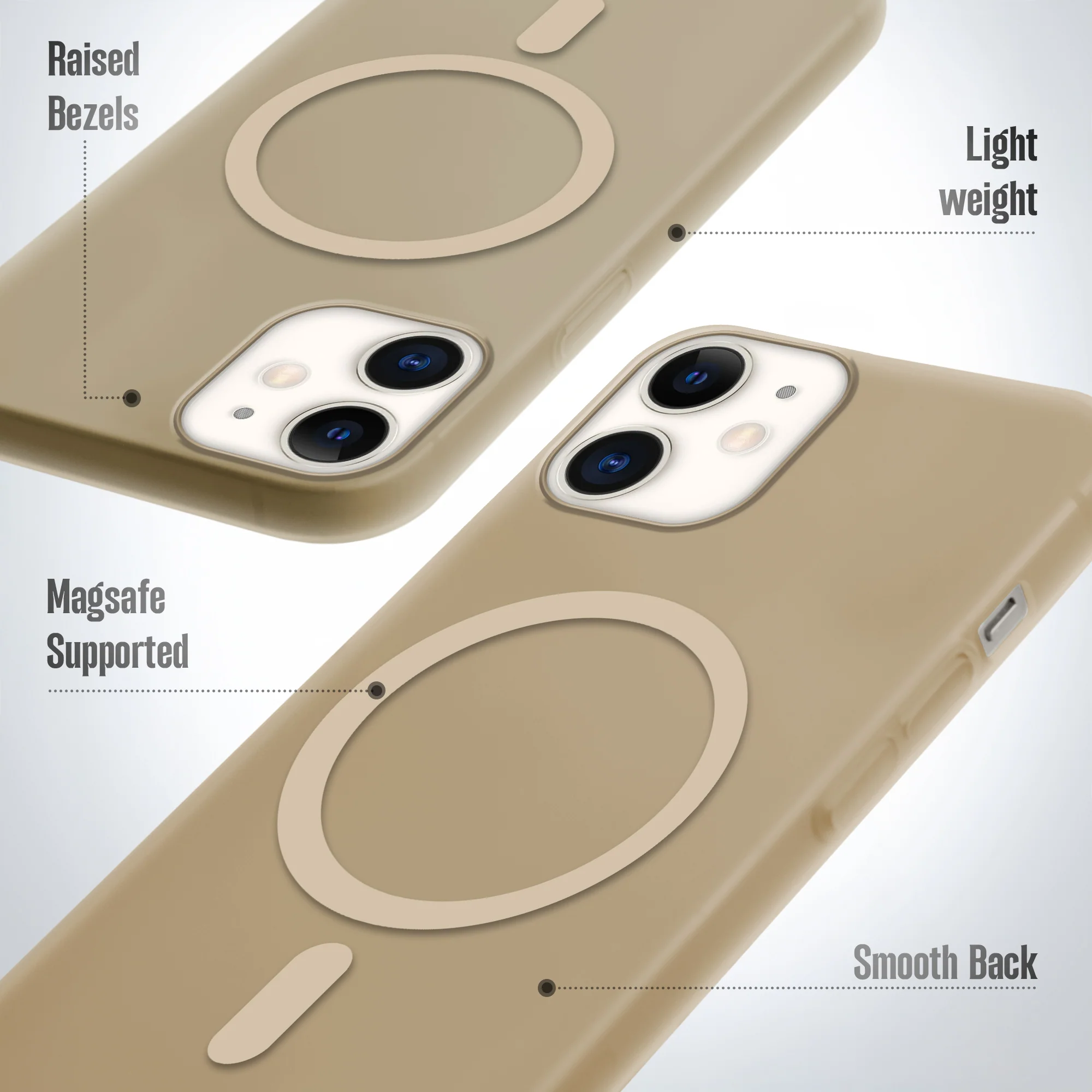 Slim Matte Wireless Charging Support Back Cover for Apple iPhone 11 - Image 46