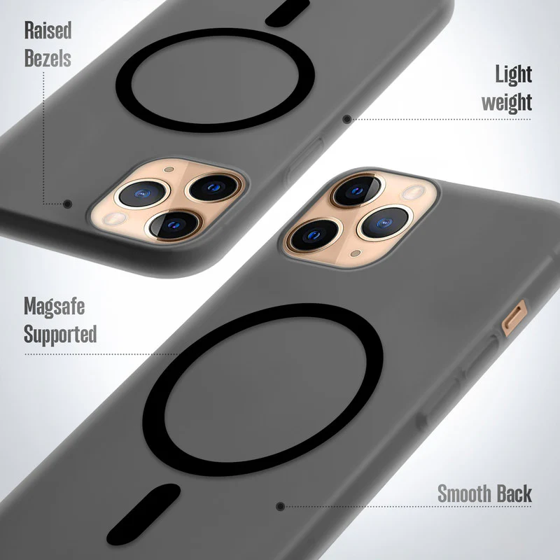 Slim Matte Wireless Charging Support Back Cover for Apple iPhone 11 Pro - Image 4