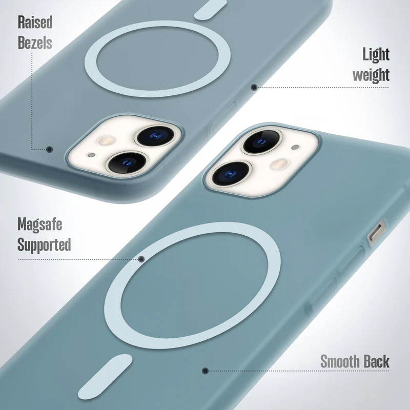 Slim Matte Wireless Charging Support Back Cover for Apple iPhone 12 - Image 10