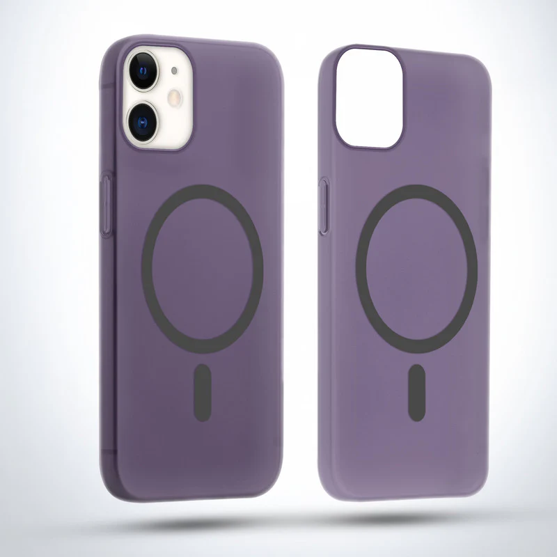 Slim Matte Wireless Charging Support Back Cover for Apple iPhone 12 - Image 17