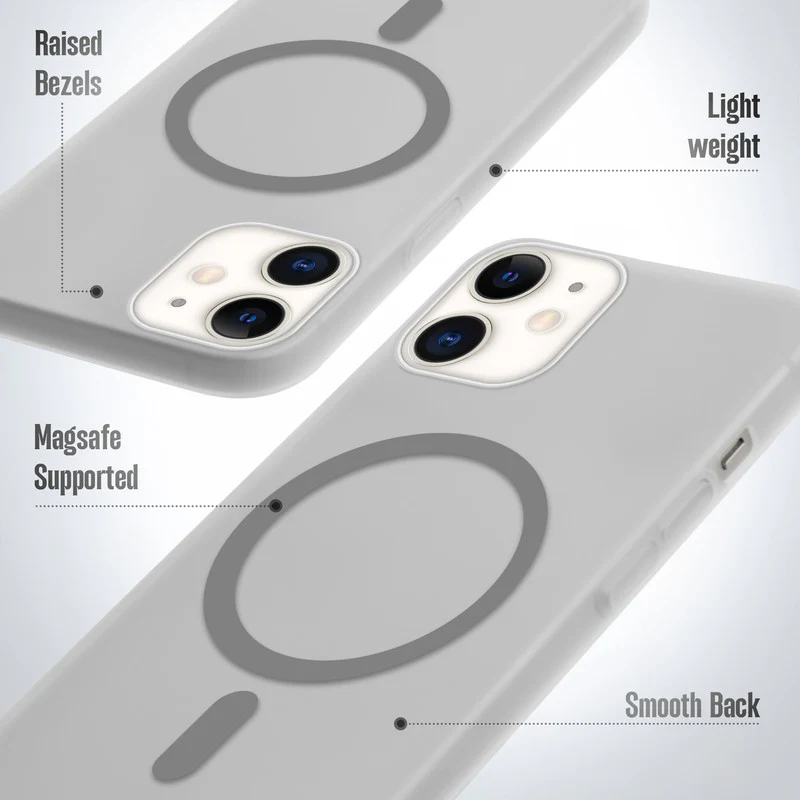 Slim Matte Wireless Charging Support Back Cover for Apple iPhone 12 - Image 22