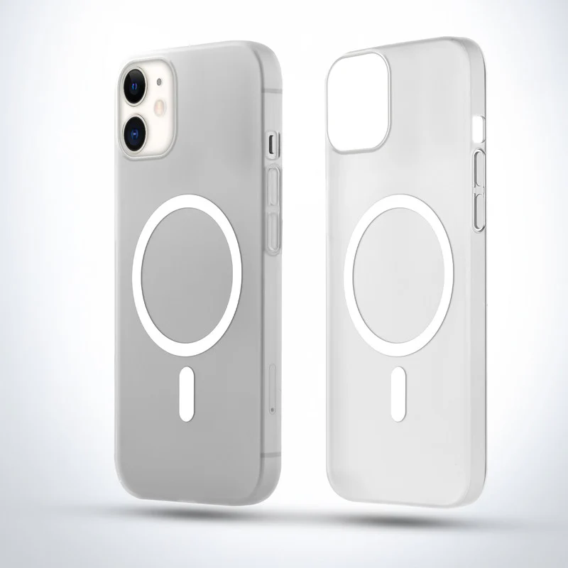 Slim Matte Wireless Charging Support Back Cover for Apple iPhone 12 - Image 37