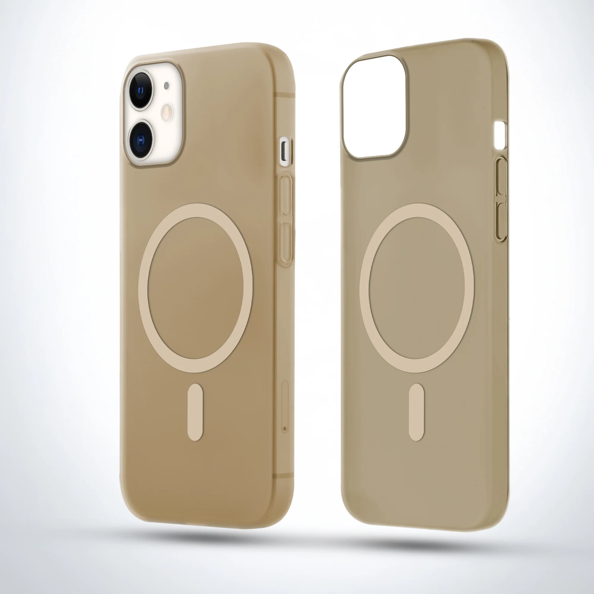 Slim Matte Wireless Charging Support Back Cover for Apple iPhone 12 - Image 43