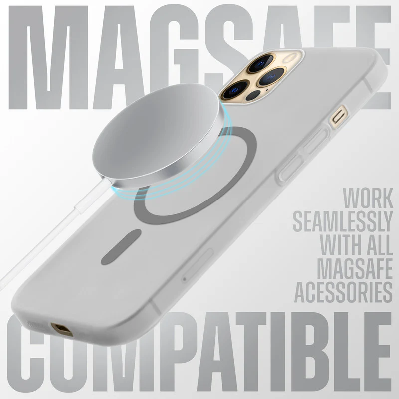 Slim Matte Wireless Charging Support Back Cover for Apple iPhone 12 Pro Max - Image 21