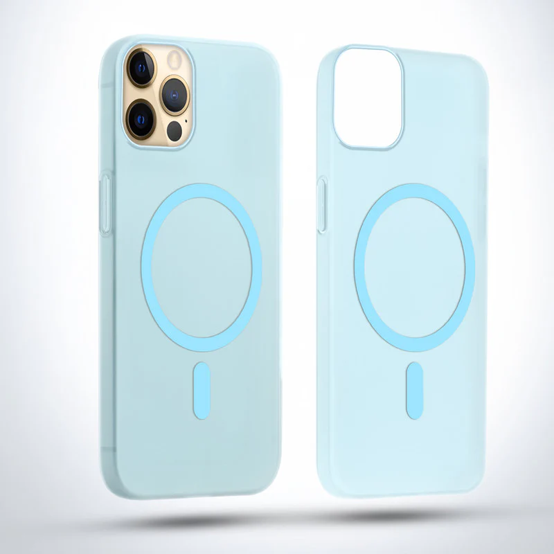 Slim Matte Wireless Charging Support Back Cover for Apple iPhone 12 Pro Max - Image 35