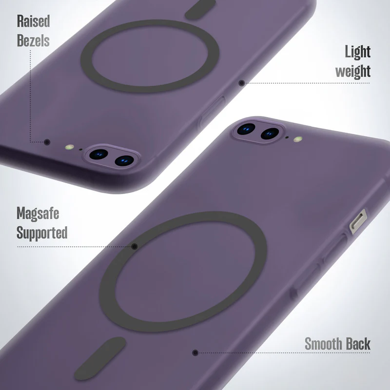 Slim Matte Wireless Charging Support Back Cover for Apple iPhone 7 Plus - Image 16