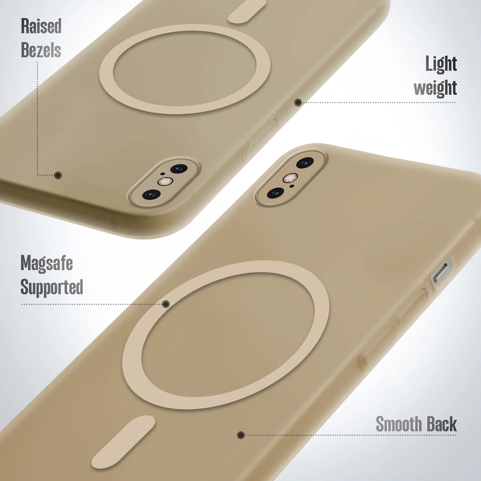 Slim Matte Wireless Charging Support Back Cover for Apple iPhone X - Image 46