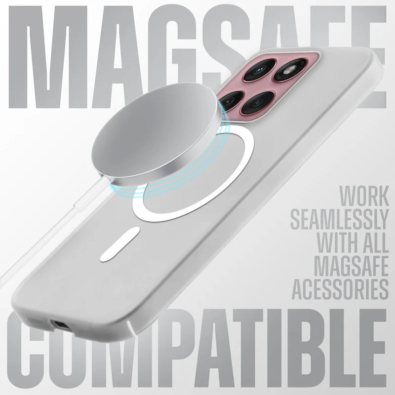 Slim Matte Wireless Charging Support Back Cover for Motorola Moto Edge 60 Fusion 5G - Image 3