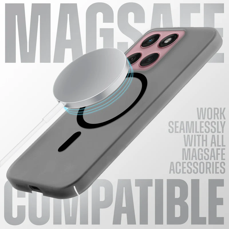 Slim Matte Wireless Charging Support Back Cover for Motorola Moto Edge 60 Fusion 5G - Image 9