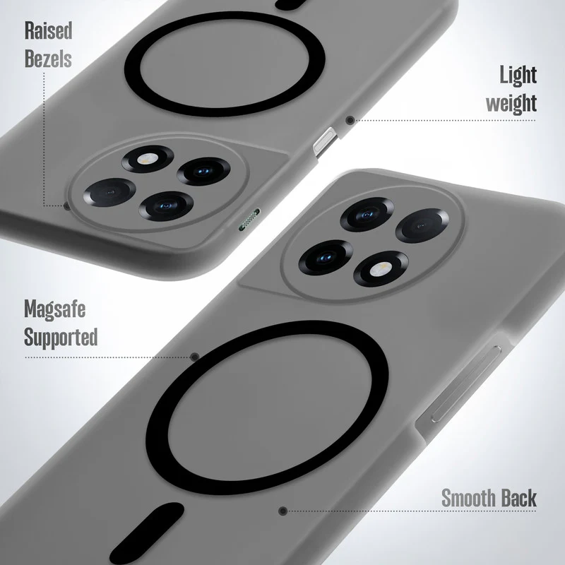 Slim Matte Wireless Charging Support Back Cover for OnePlus 11 5G - Image 4