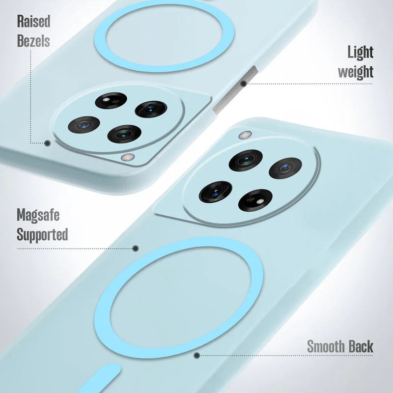 Slim Matte Wireless Charging Support Back Cover for OnePlus 12 5G - Image 16