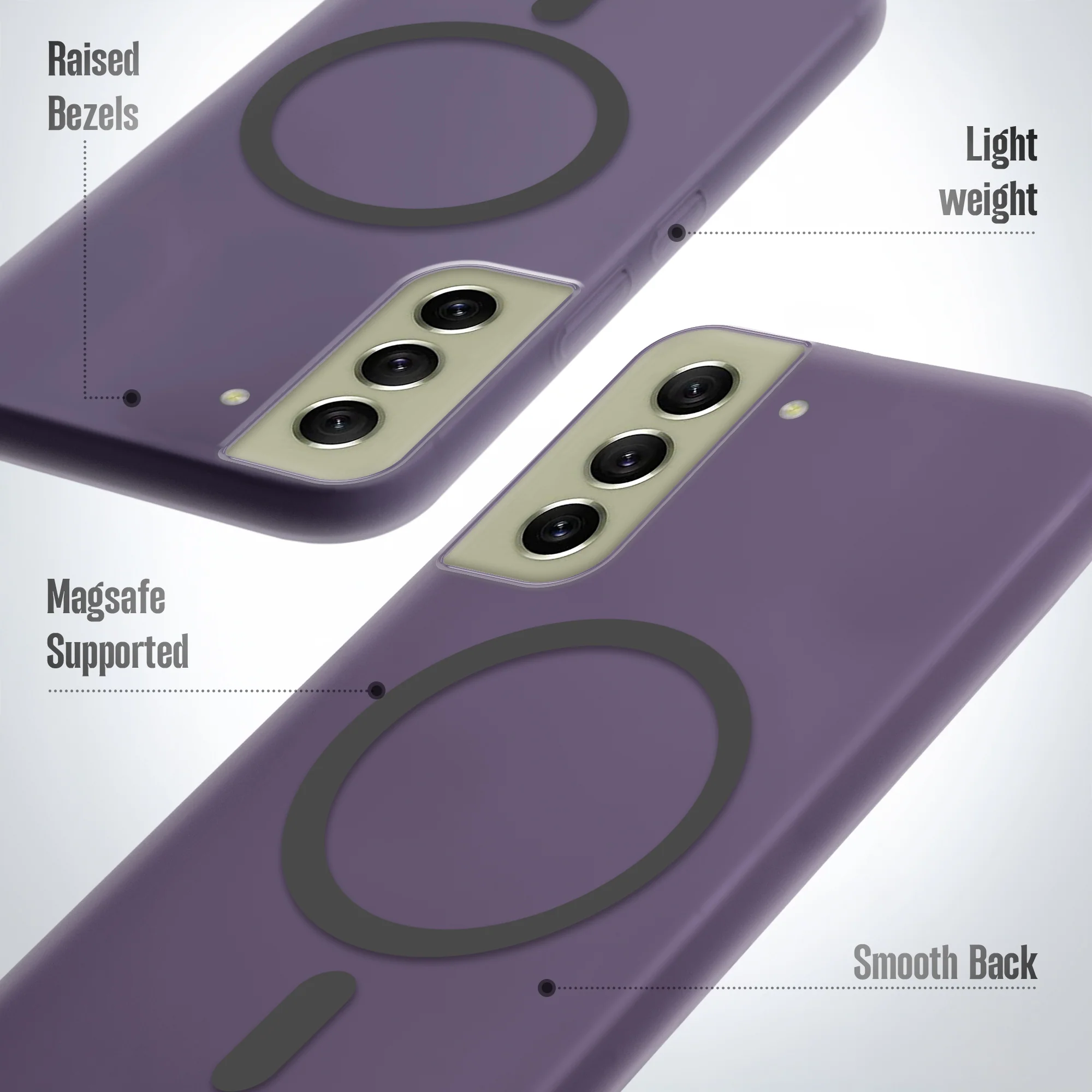 Frosted Slim Wireless Charging Support Case For Samsung S21 FE 5G - Image 34