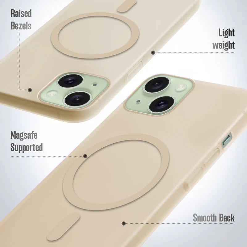 Slim Matte Wireless Charging Support Back Case for Apple iPhone 13 - Image 10