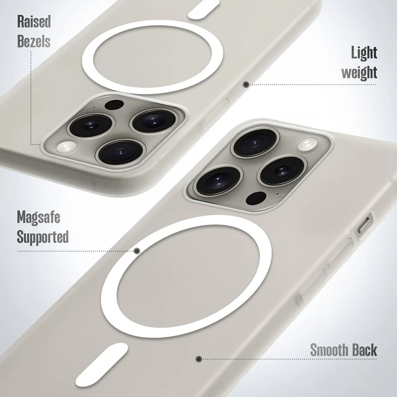 Slim Matte Wireless Charging Support Back Case for Apple iPhone 14 Pro Max - Image 22