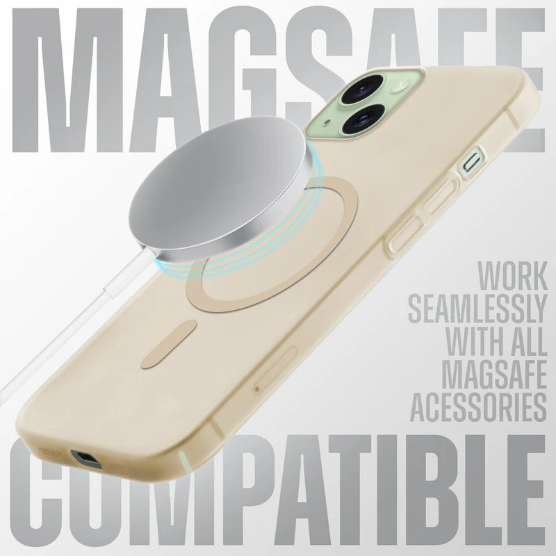 Slim Matte Wireless Charging Support Back Case for Apple iPhone 15 - Image 9