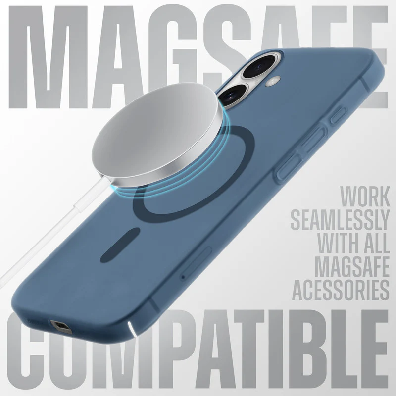 Slim Matte Wireless Charging Support Back Case for Apple iPhone 16 - Image 15