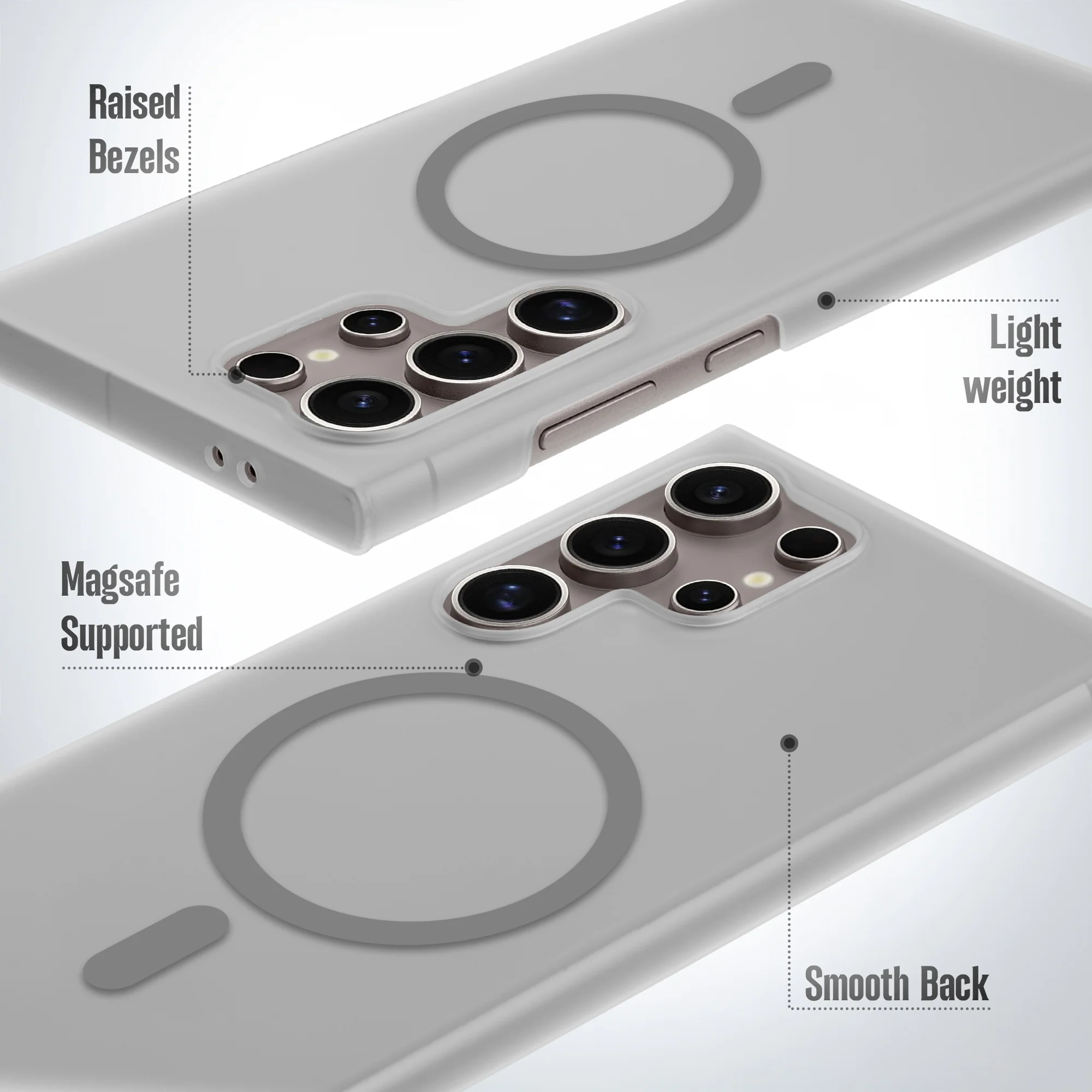 Slim Matte Wireless Charging Support Back Case for Samsung S24 Ultra 5G - Image 28