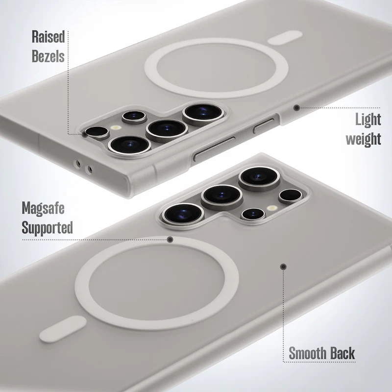 Slim Matte Wireless Charging Support Back Case for Samsung S25 Ultra 5G - Image 22
