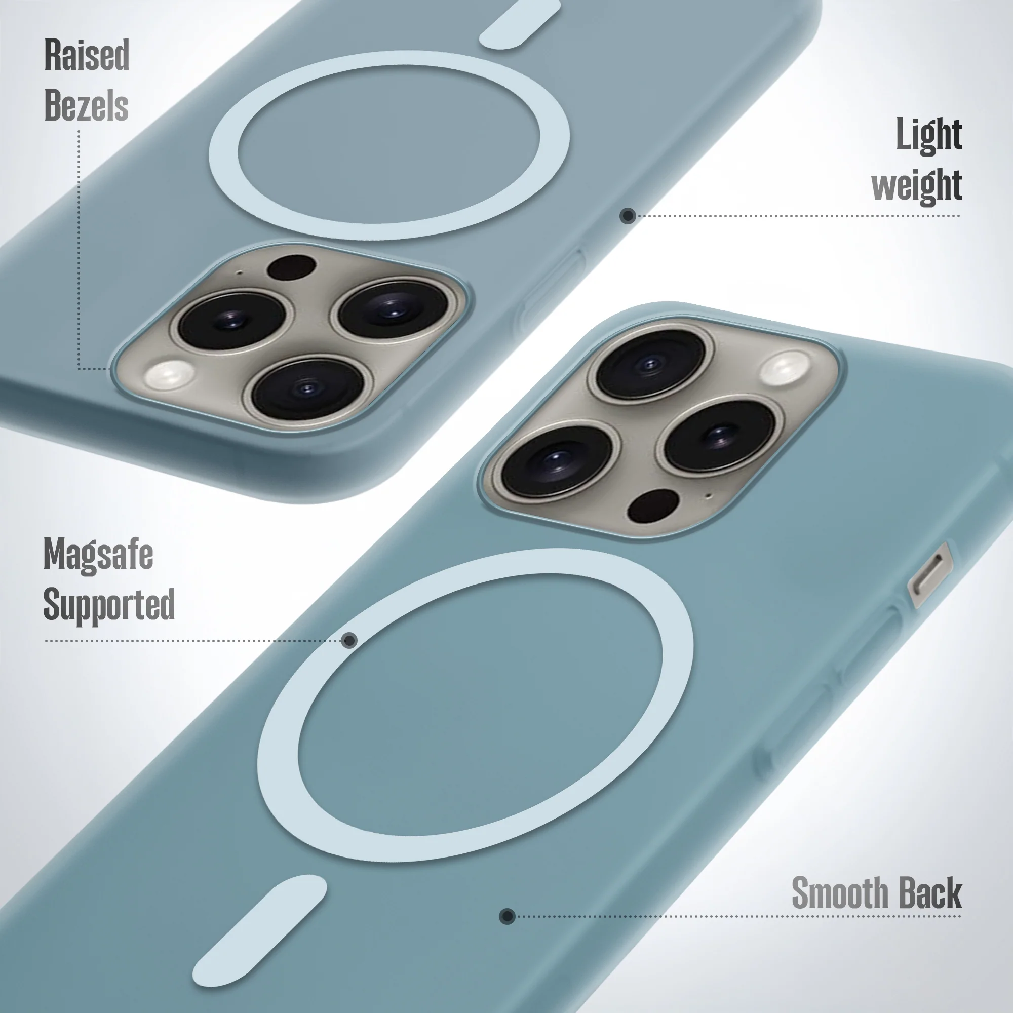 Frosted Slim Wireless Charging Support Case For Apple iPhone 13 Pro - Image 46