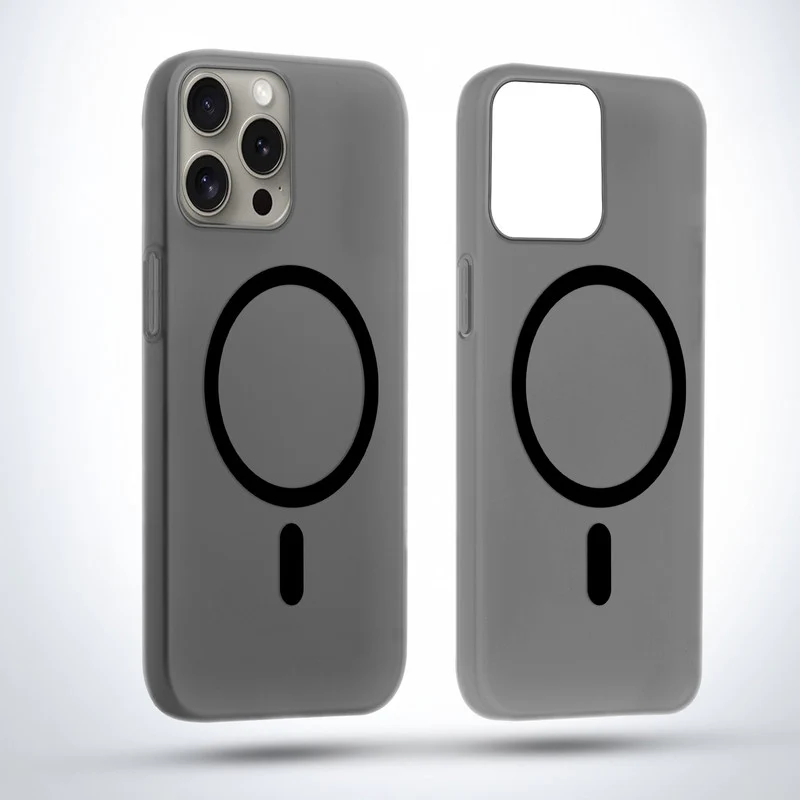 Frosted Slim Wireless Charging Support Case For Apple iPhone 14 Pro - Image 5