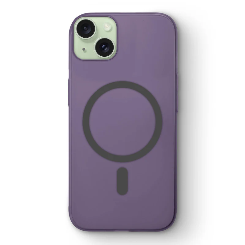 Frosted Slim Wireless Charging Support Case For Apple iPhone 15 - Image 12