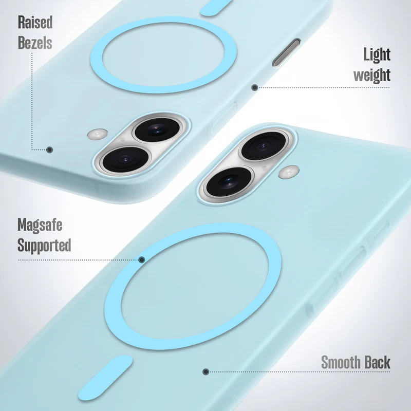 Frosted Slim Wireless Charging Support Case For Apple iPhone 16 Plus - Image 22