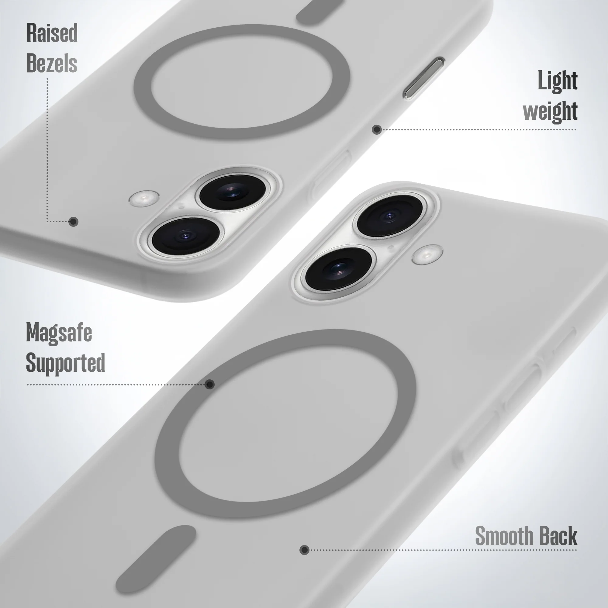 Frosted Slim Wireless Charging Support Case For Apple iPhone 16 Plus - Image 34
