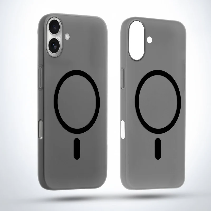 Frosted Slim Wireless Charging Support Case For Apple iPhone 16 Plus - Image 5