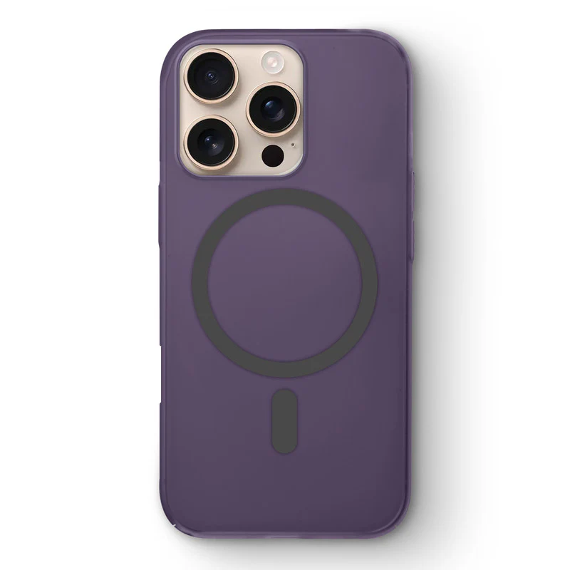 Frosted Slim Wireless Charging Support Case For Apple iPhone 16 Pro Max - Image 6