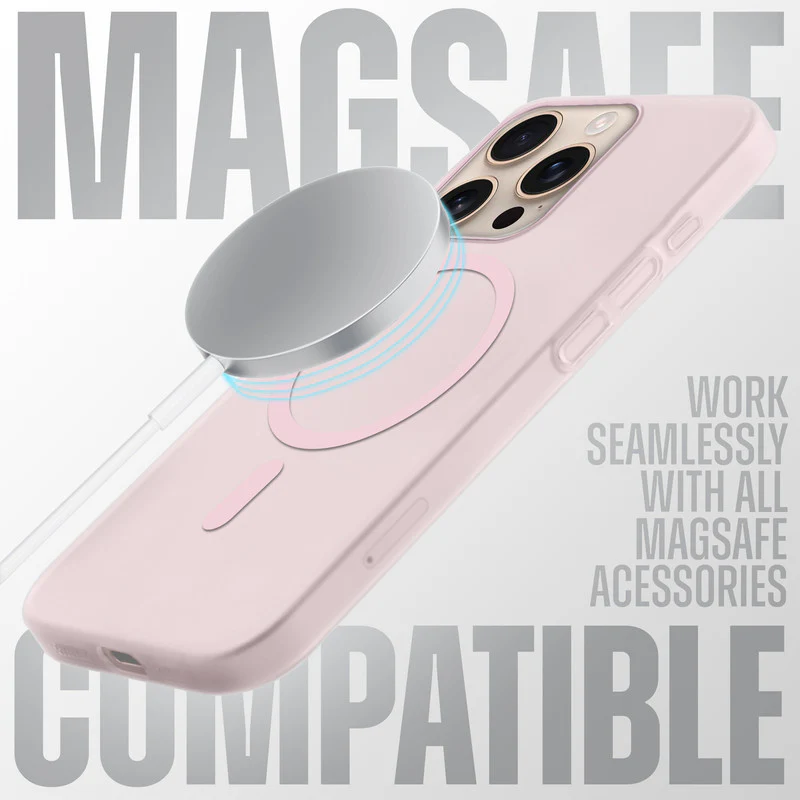 Frosted Slim Wireless Charging Support Case For Apple iPhone 16 Pro Max - Image 9